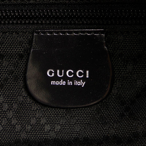 グッチ ハンドバッグ ショルダーバッグ 2way 019 2855 グレー ナイロン レザー メンズ GUCCI 【中古】