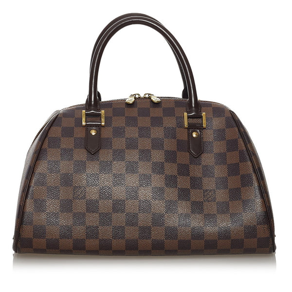 ルイ ヴィトン ダミエ リベラMM ハンドバッグ N41434 ブラウン PVC レザー レディース LOUIS VUITTON 【中古】