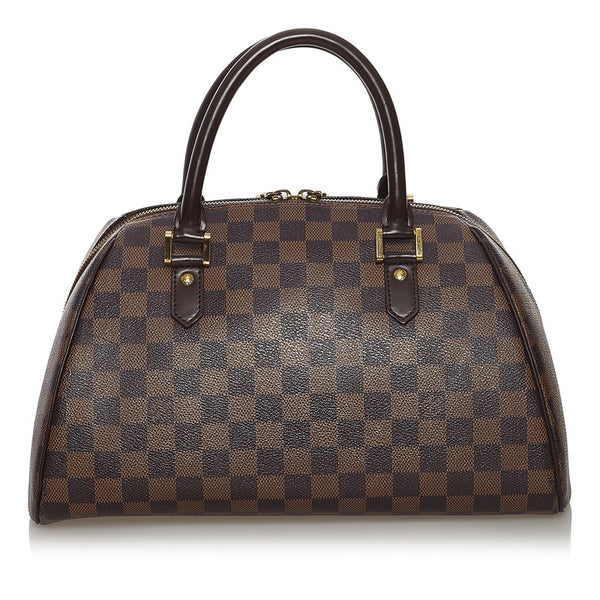 ルイ ヴィトン ダミエ リベラMM ハンドバッグ N41434 ブラウン PVC レザー レディース LOUIS VUITTON 【中古】