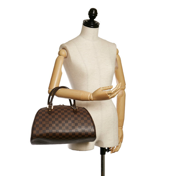 ルイ ヴィトン ダミエ リベラMM ハンドバッグ N41434 ブラウン PVC レザー レディース LOUIS VUITTON 【中古】