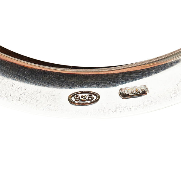 グッチ Gロゴ マネークリップ シルバー SV925 シルバー レディース GUCCI 【中古】