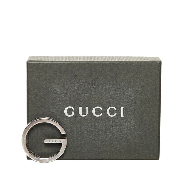 グッチ Gロゴ マネークリップ シルバー SV925 シルバー レディース GUCCI 【中古】