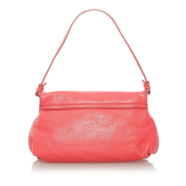 クロエ リリィ ハンドバッグ ショルダーバッグ 2WAY コーラルピンク レザー レディース Chloe 【中古】