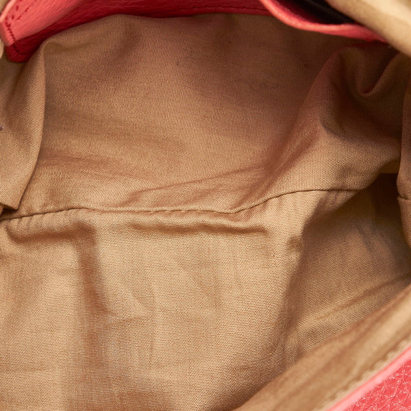 クロエ リリィ ハンドバッグ ショルダーバッグ 2WAY コーラルピンク レザー レディース Chloe 【中古】