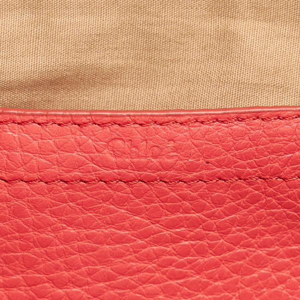 クロエ リリィ ハンドバッグ ショルダーバッグ 2WAY コーラルピンク レザー レディース Chloe 【中古】