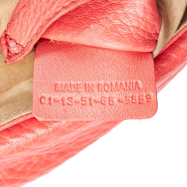 クロエ リリィ ハンドバッグ ショルダーバッグ 2WAY コーラルピンク レザー レディース Chloe 【中古】