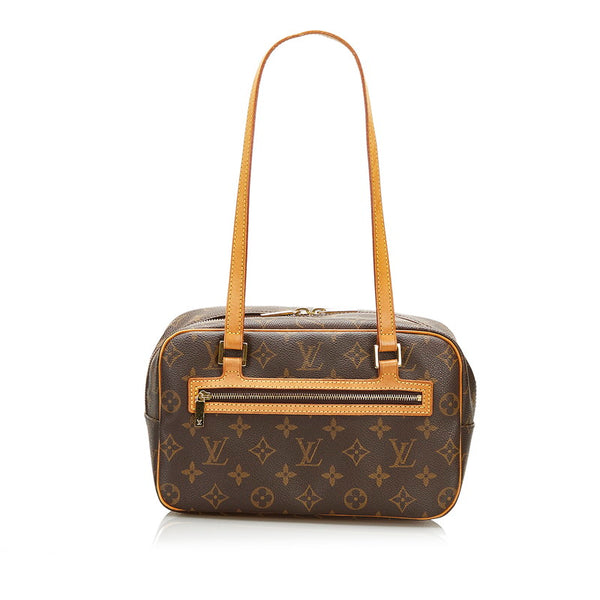 ルイ ヴィトン モノグラム シテ MM ショルダーバッグ M51182 ブラウン PVC レザー レディース LOUIS VUITTON 【中古】