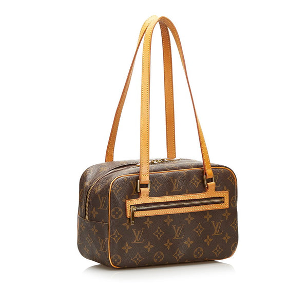 ルイ ヴィトン モノグラム シテ MM ショルダーバッグ M51182 ブラウン PVC レザー レディース LOUIS VUITTON 【中古】