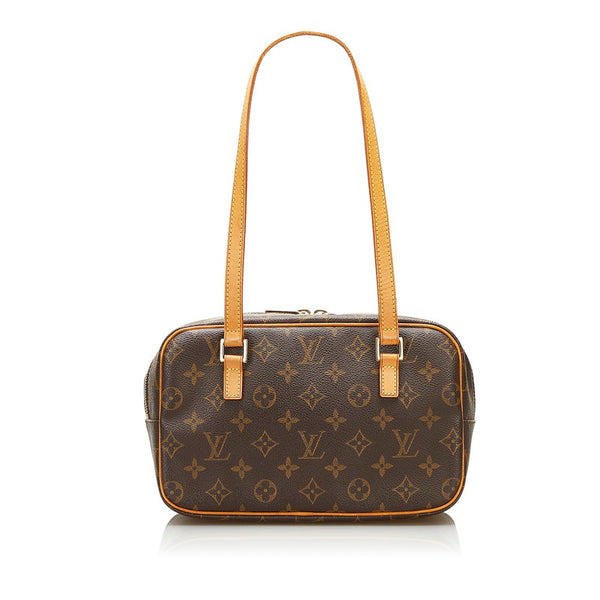 ルイ ヴィトン モノグラム シテ MM ショルダーバッグ M51182 ブラウン PVC レザー レディース LOUIS VUITTON 【中古】