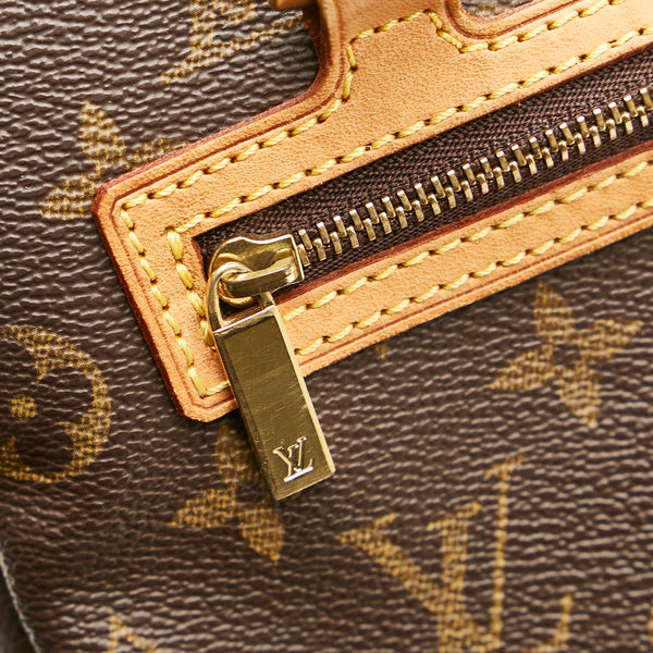 ルイ ヴィトン モノグラム シテ MM ショルダーバッグ M51182 ブラウン PVC レザー レディース LOUIS VUITTON 【中古】