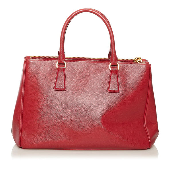 プラダ ハンドバッグ レッド レザー レディース PRADA 【中古】