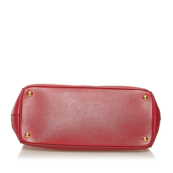 プラダ ハンドバッグ レッド レザー レディース PRADA 【中古】