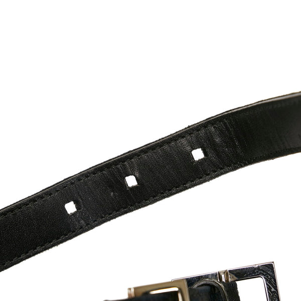 グッチ GGキャンバス ドッグ リード 首輪セット 小～中型犬 ブラック キャンバス レザー ユニセックス GUCCI 【中古】