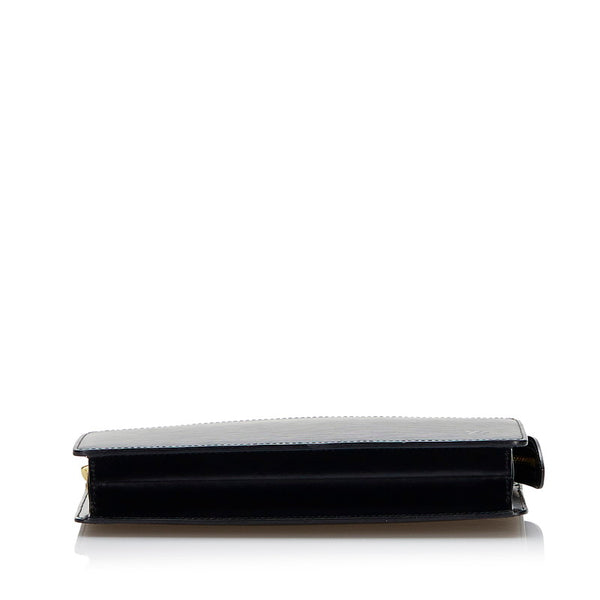 ルイ ヴィトン エピ ポシェット オム セカンドバッグ クラッチバッグ M52522 ノワール ブラック レザー レディース LOUIS VUITTON 【中古】