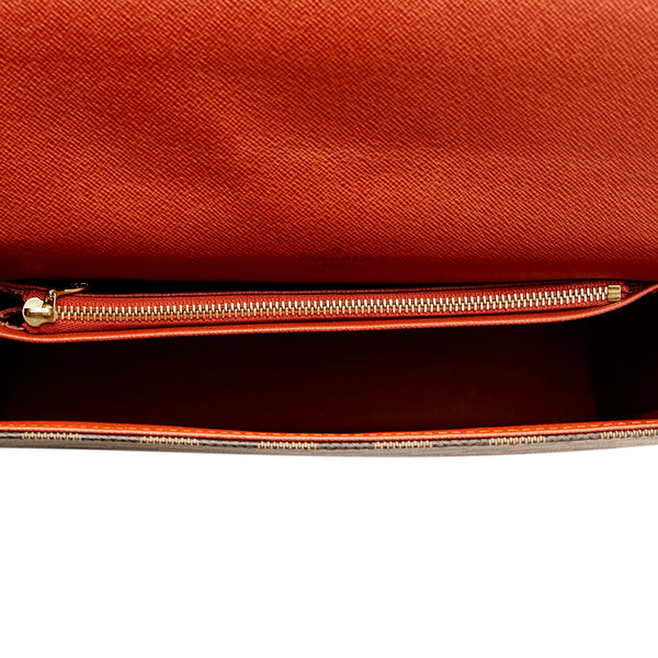 ルイ ヴィトン ダミエ トライベレッカ カレ ショルダーバッグ N51161 ブラウン PVC レザー レディース LOUIS VUITTON 【中古】