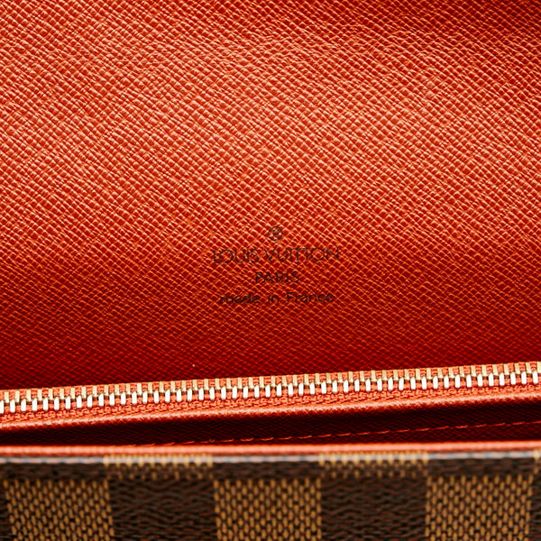 ルイ ヴィトン ダミエ トライベレッカ カレ ショルダーバッグ N51161 ブラウン PVC レザー レディース LOUIS VUITTON 【中古】