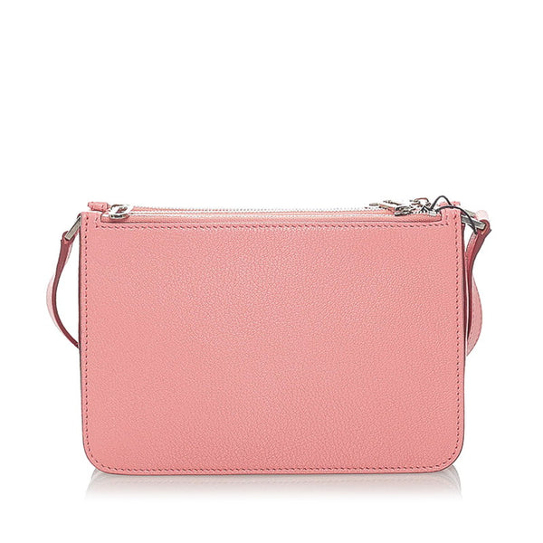 バーバリー 斜めがけ ショルダー ピンク レザー レディース BURBERRY 【中古】