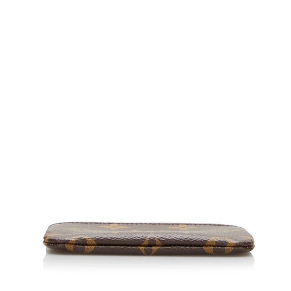 ルイ ヴィトン モノグラム ポシェット クレ コインケース 小銭入れ M62650 ブラウン PVC レザー レディース LOUIS VUITTON 【中古】