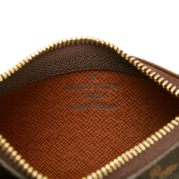 ルイ ヴィトン モノグラム ポシェット クレ コインケース 小銭入れ M62650 ブラウン PVC レザー レディース LOUIS VUITTON 【中古】