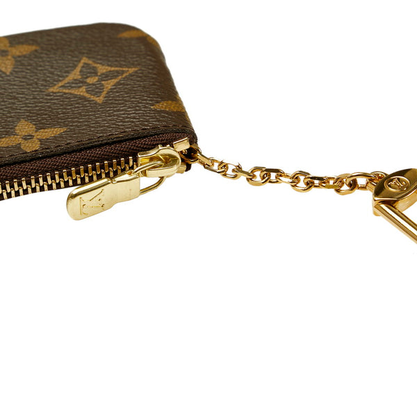 ルイ ヴィトン モノグラム ポシェット クレ コインケース 小銭入れ M62650 ブラウン PVC レザー レディース LOUIS VUITTON 【中古】