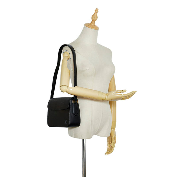 ルイ ヴィトン エピ ビュシ ショルダーバッグ M52202 ノワール ブラック レザー レディース LOUIS VUITTON 【中古】