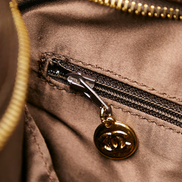 シャネル トートバッグ ブラウン キャビアスキン レディース CHANEL 【中古】