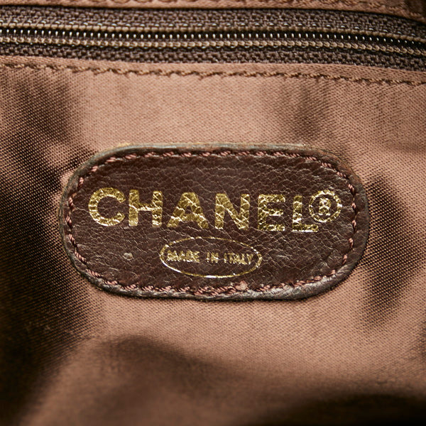 シャネル トートバッグ ブラウン キャビアスキン レディース CHANEL 【中古】
