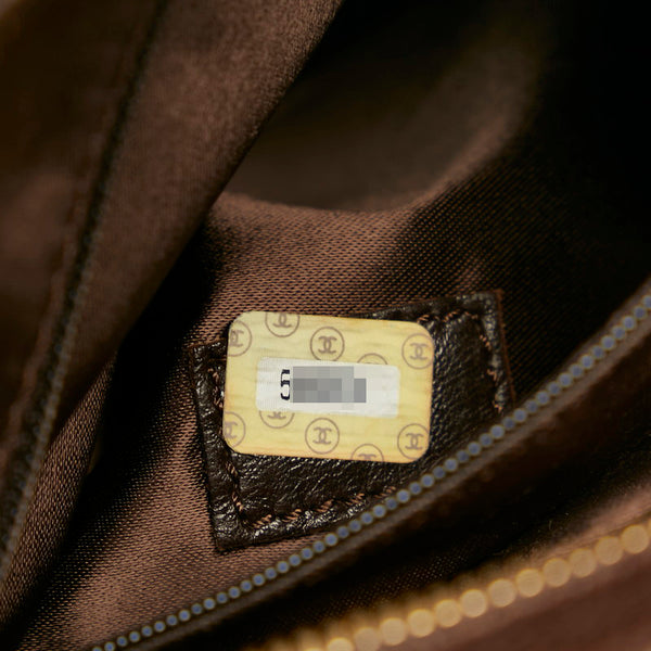 シャネル トートバッグ ブラウン キャビアスキン レディース CHANEL 【中古】