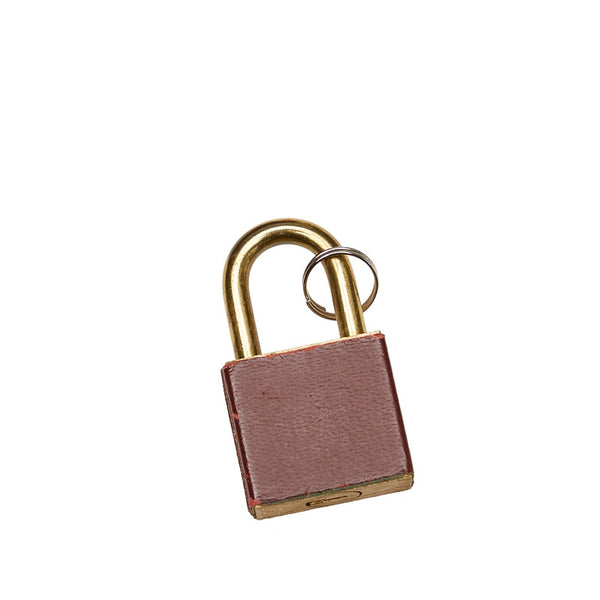 カルティエ マスト  ハンドバッグ ミニボストン ボルドー スウェード レザー レディース CARTIER 【中古】