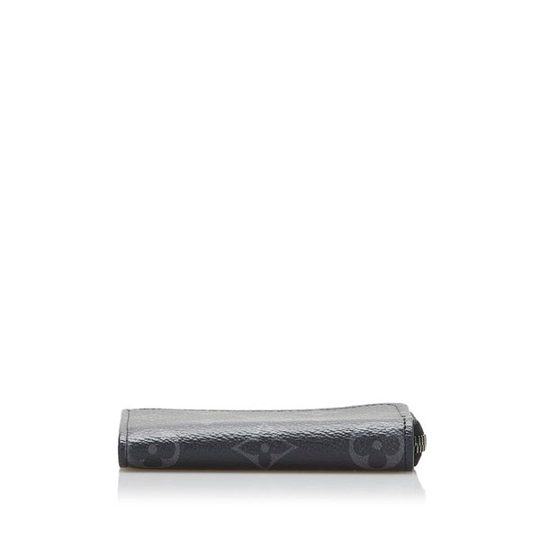 ルイ ヴィトン モノグラム エクリプス ポルトモネ ジュール コインケース 小銭入れ M63536 ブラック PVC レザー レディース LOUIS VUITTON 【中古】