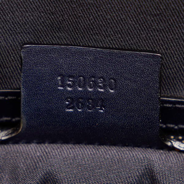 グッチ ドクターズ ハンドバッグ 150630 ブラック パテントレザー レディース GUCCI 【中古】