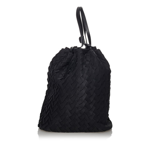 フェンディ リュック デイパック ブラック ナイロン レザー レディース FENDI 【中古】