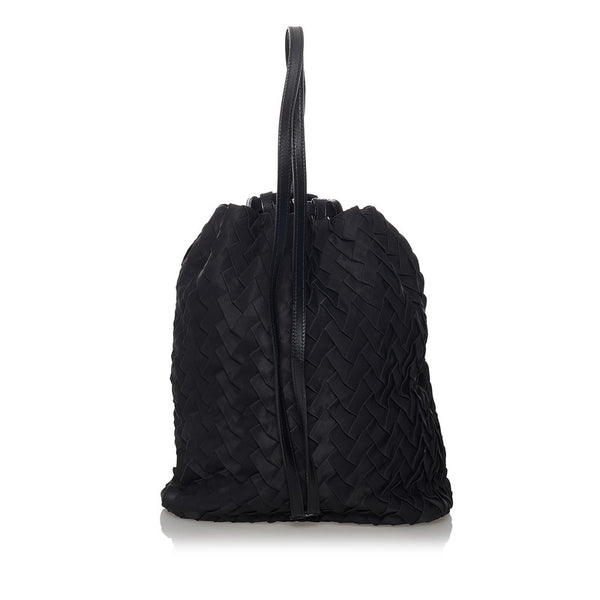 フェンディ リュック デイパック ブラック ナイロン レザー レディース FENDI 【中古】