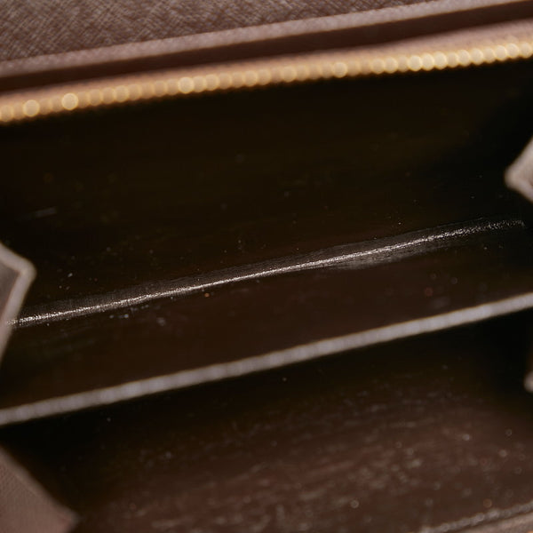 ルイ ヴィトン ダミエ ポルトモネ ビエトレゾール 二つ折り財布 N61730 ブラウン PVC レディース LOUIS VUITTON 【中古】