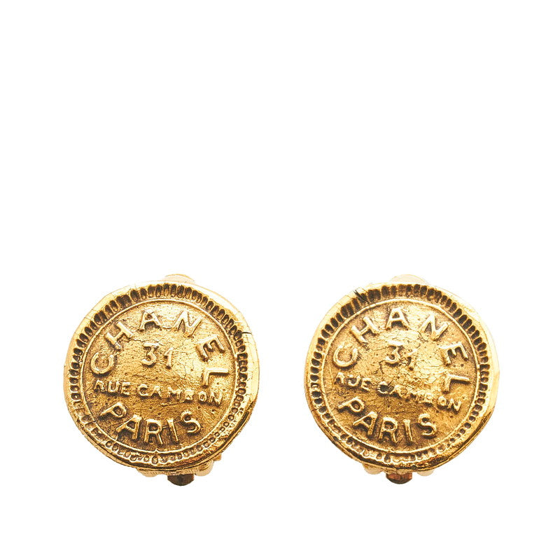 シャネル イヤリング ゴールド メッキ レディース CHANEL 【中古】