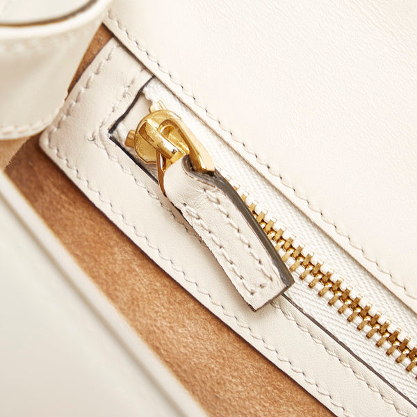 グッチ シェリーライン シルヴィ スモール ショルダーバッグ 421882 アイボリー ホワイト レザー キャンバス レディース GUCCI 【中古】