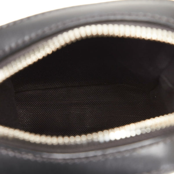 グッチ GGスプリーム シェリーライン 斜め掛け ショルダーバッグ 598103 ブラック PVC レザー レディース GUCCI 【中古】