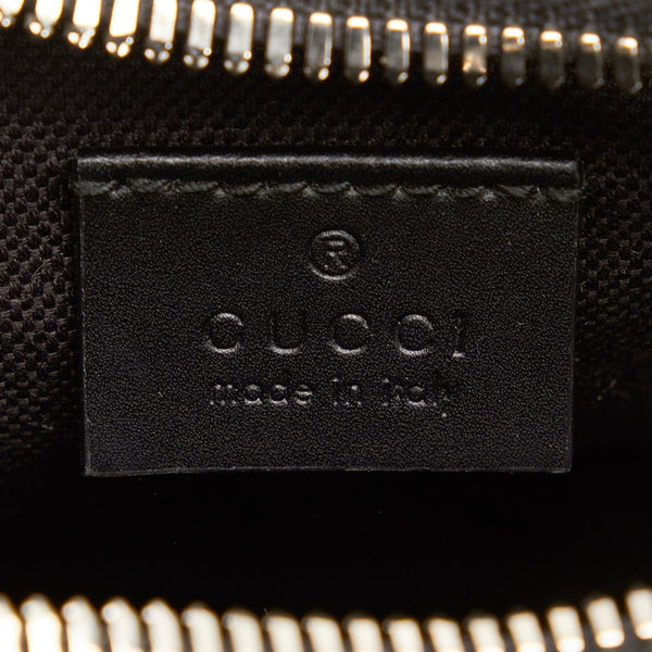 グッチ GGスプリーム シェリーライン 斜め掛け ショルダーバッグ 598103 ブラック PVC レザー レディース GUCCI 【中古】