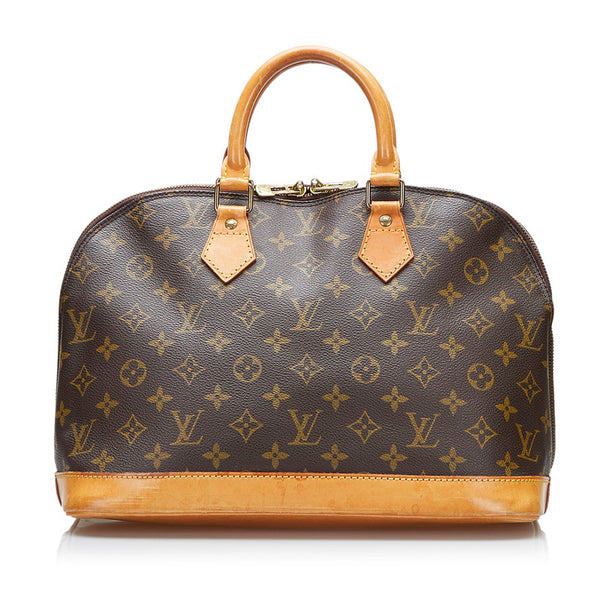 ルイ ヴィトン モノグラム アルマPM ハンドバッグ M51130 ブラウン PVC レザー レディース LOUIS VUITTON 【中古】