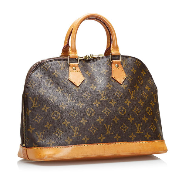 ルイ ヴィトン モノグラム アルマPM ハンドバッグ M51130 ブラウン PVC レザー レディース LOUIS VUITTON 【中古】