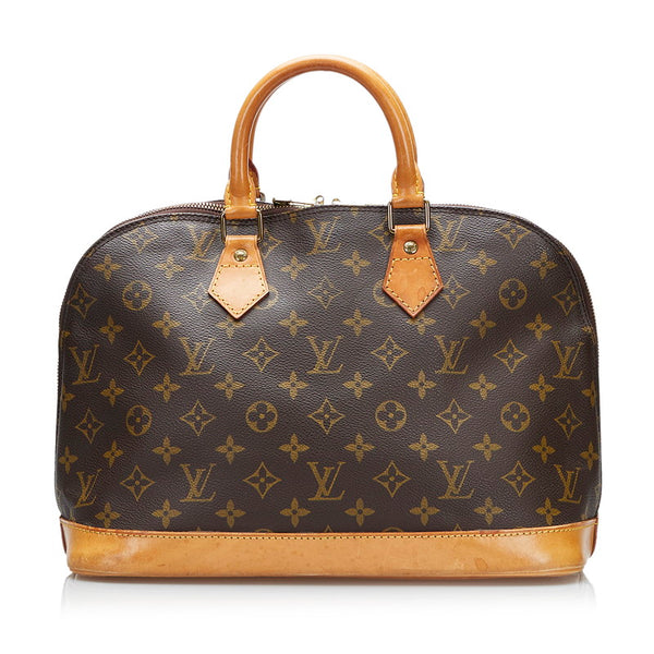 ルイ ヴィトン モノグラム アルマPM ハンドバッグ M51130 ブラウン PVC レザー レディース LOUIS VUITTON 【中古】