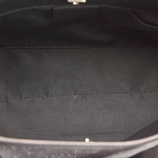 グッチ GGキャンバス ハンドバッグ 36172 ブラック キャンバス レザー レディース GUCCI 【中古】