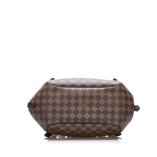 ルイ ヴィトン ダミエ ベレムMM ハンドバッグ N51174 ブラウン PVC レザー レディース LOUIS VUITTON 【中古】