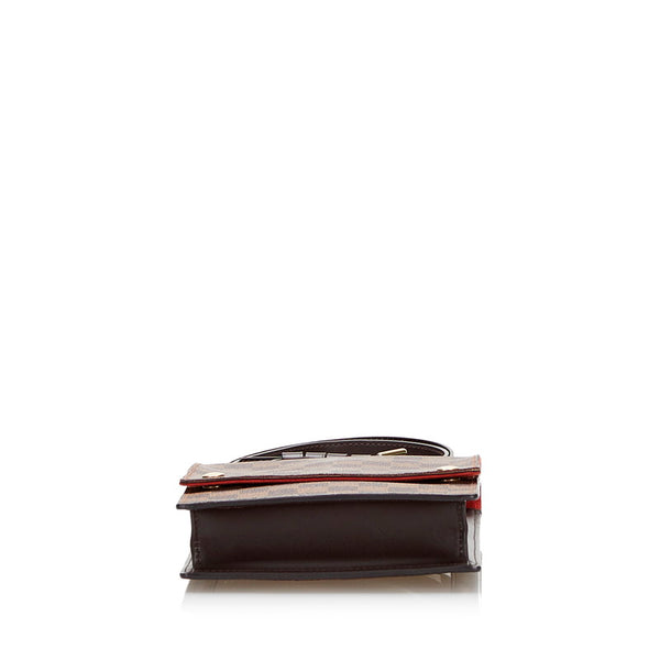 ルイ ヴィトン ダミエ ポートベロー 斜め掛け ショルダーバッグ N45271 エベヌ ブラウン PVC レザー レディース LOUIS VUITTON 【中古】