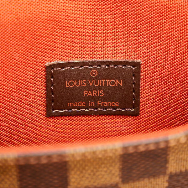 ルイ ヴィトン ダミエ ポートベロー 斜め掛け ショルダーバッグ N45271 エベヌ ブラウン PVC レザー レディース LOUIS VUITTON 【中古】