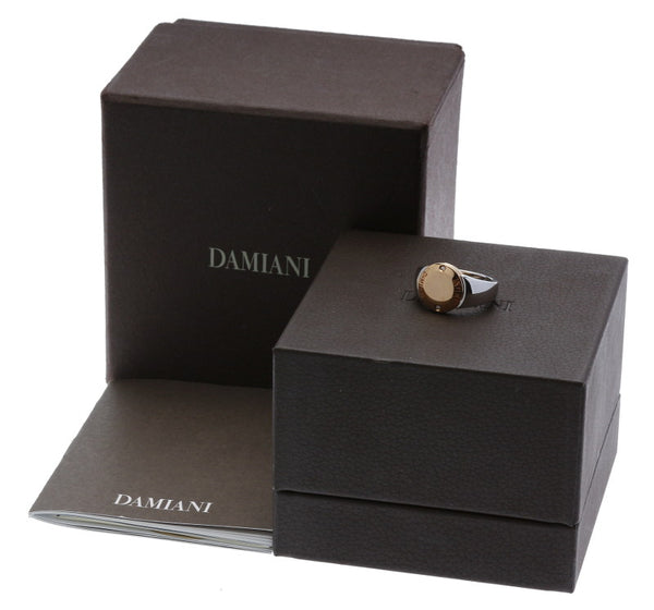 ダミアーニ K18WG ホワイトゴールド 750 ダイヤ リング 指輪 レディース Damiani 14号 中古