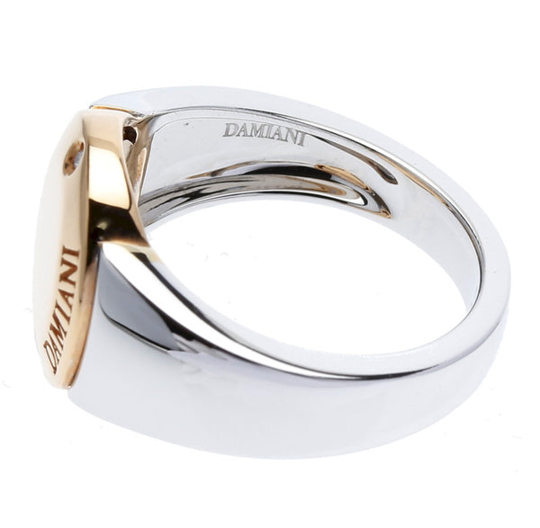 ダミアーニ K18WG ホワイトゴールド 750 ダイヤ リング 指輪 レディース Damiani 14号 中古