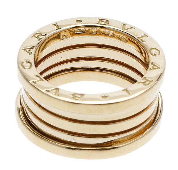 ブルガリ ビーゼロワン B-ZERO1 ゴールド K18イエローゴールド 750 リング 指輪 レディース BVLGARI 13.5号 中古