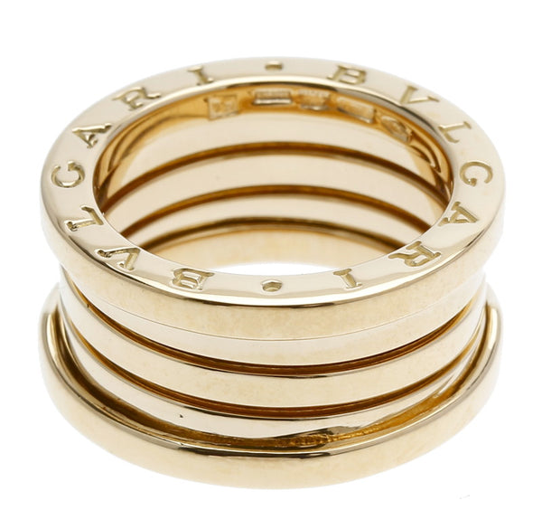 ブルガリ ビーゼロワン B-ZERO1 ゴールド K18イエローゴールド 750 リング 指輪 レディース BVLGARI 13.5号 中古