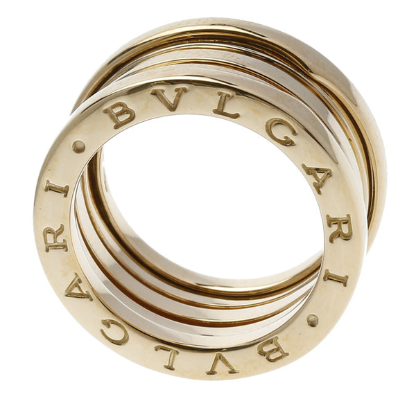 ブルガリ ビーゼロワン B-ZERO1 ゴールド K18イエローゴールド 750 リング 指輪 レディース BVLGARI 13.5号 中古